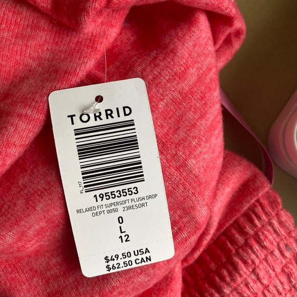 NWT Torrid super soft relaxed fit sweatshirt tea berry size large - Picture 8 of 10